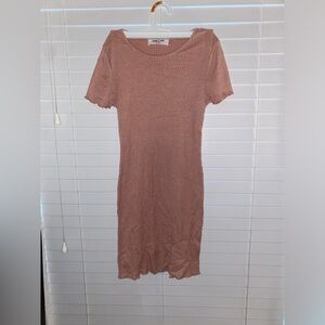 Double Zero pink bodycon dress